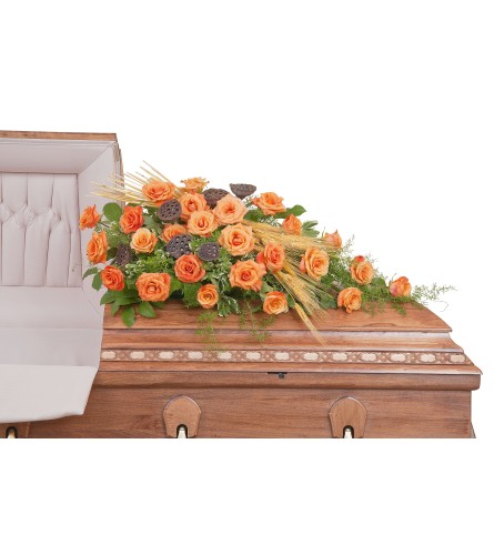 Fall Splendor Casket Spray