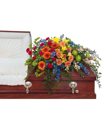 Treasured Celebration Casket Spray