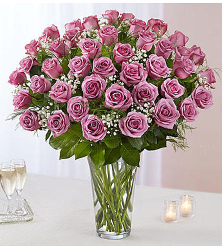 Ultimate Elegance 60 Long Stem Lavender Roses