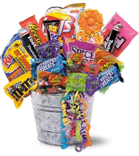 Junk Food Bucket by Teleflora