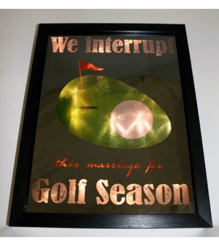 Golfers Framed Print