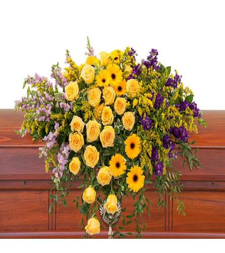 Vivid Memories Casket Spray DW