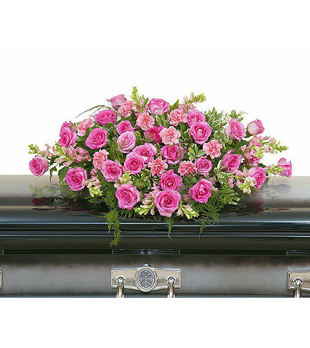 Teleflora - Peaceful Pink Casket Spray