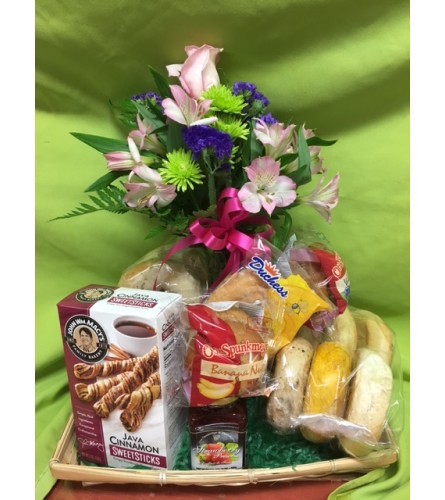 Bagels and Buds Basket