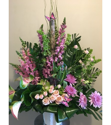Modern Feminine Funeral Tribute