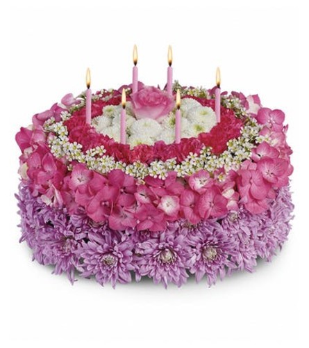 Your Special Day Floral Cake