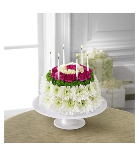 Wonderful Wish Floral Cake