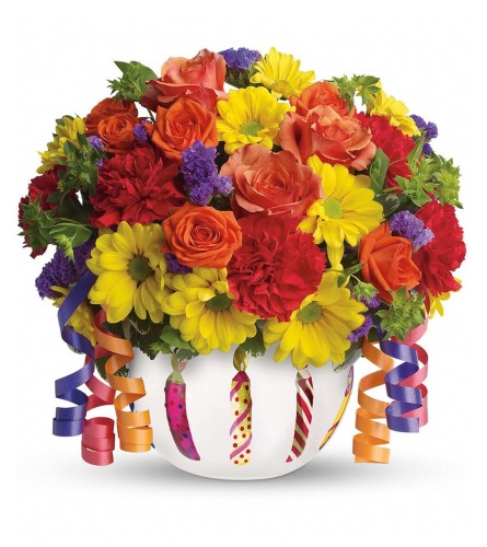 Brilliant Birthday Blooms Bouquet