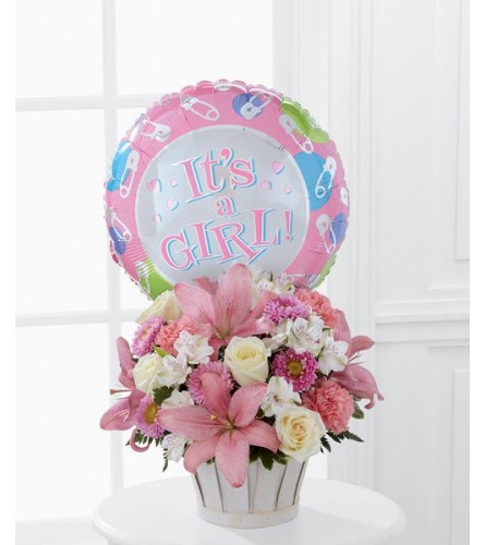 Girls Are Great! Basket Bouquet