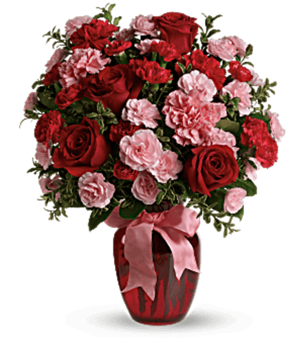 The Dance With Me Bouquet With Red Roses