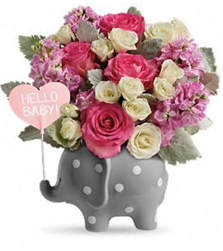 Hello Sweet Baby Bouquet - Pink