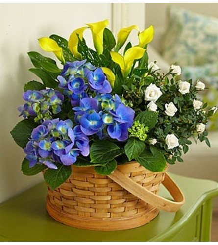 Joyful Blossoms Garden Basket