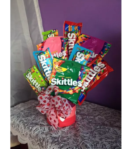 Sweet Skittles Bouquet by Floratechnics