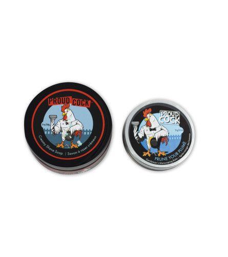 Walton Wood Farm Proud Cock – Shave Soap & Balm Duo