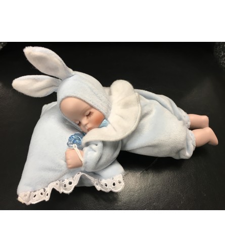 Musical Sleeping baby boy Keepsake I
