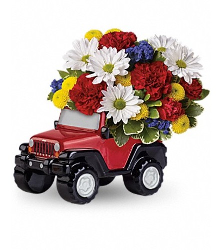 CERAMIC JEEP ARRANGEMENT