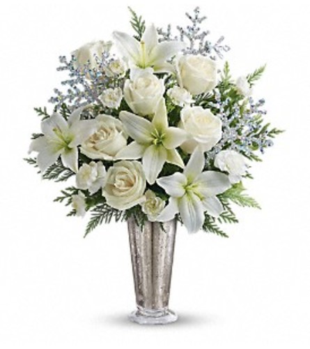 Shimmering Snow Bouquet