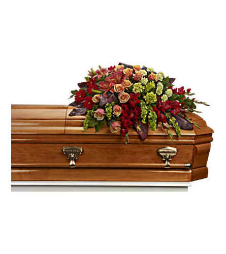 A Fond Farewell Casket Spray by Teleflora