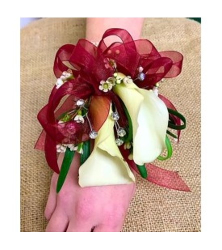 Premium Mini Calla Lily Wristlet