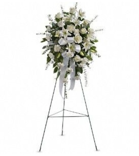 White Hanging Spray