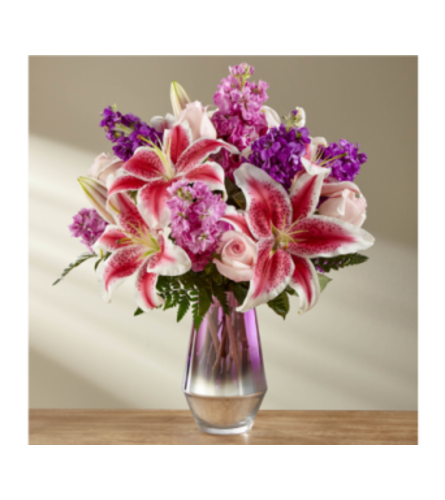 The Shimmering Lillies Bouquet