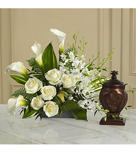 White Urn Arrangement