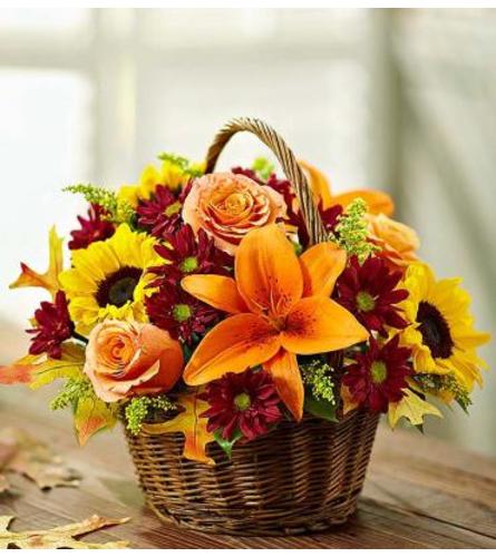 Fall Fields in a Basket