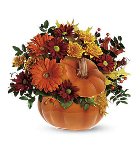 Fall Blooms Pumpkin