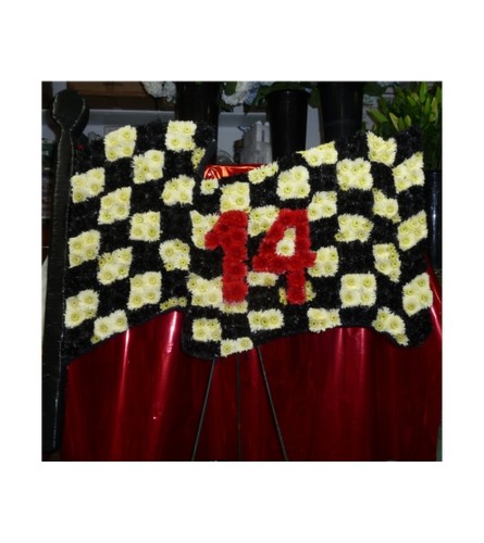 CUSTOM RACING CHECKERED FLAG