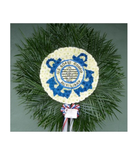 CUSTOM COAST GUARD AUXILIARY BAND EMBLEM