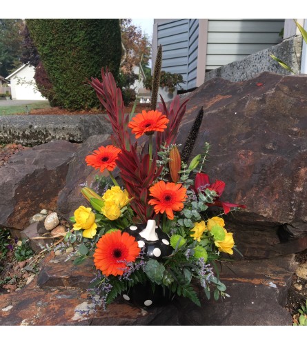 Designers Choice Fall One Sided Arrangement