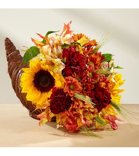 Fall Harvest™ Cornucopia Arrangement