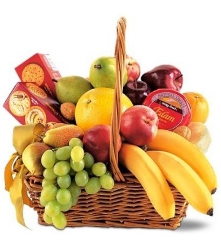 SIMPLY DELICIOUS FRUIT & GOURMET BASKET