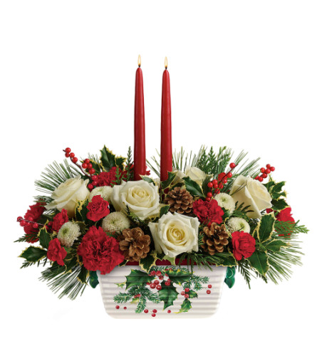 HOLLY CENTERPIECE