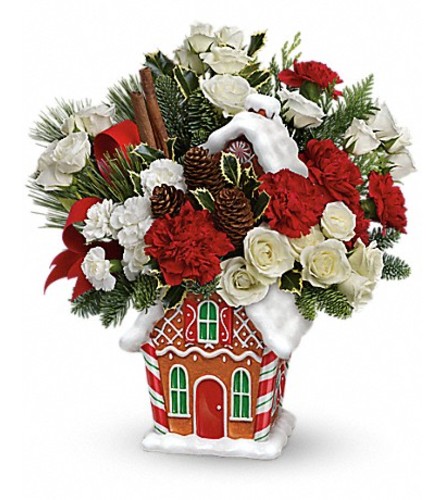 Gingerbread Cookie Jar Bouquet 14