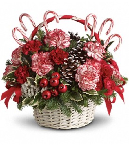 Candy Canes in a Basket