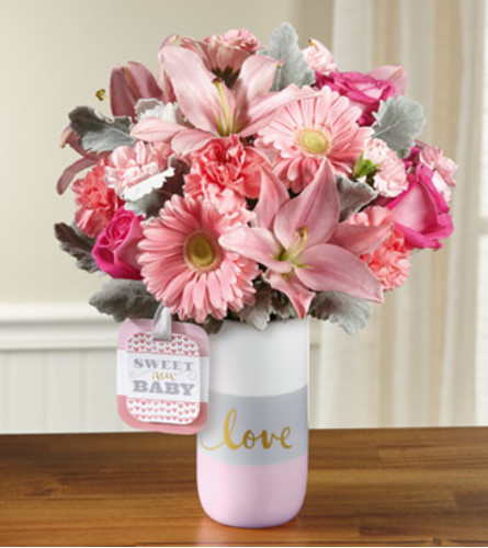 TCG's Ftd Sweet Baby Girl Bouquet Deluxe