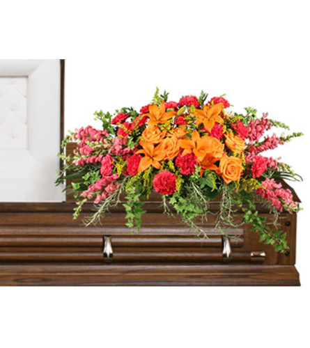 TRIUMPHANT TRIBUTE Casket Spray