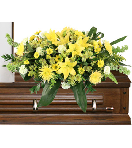 Mourning Sunshine Casket Spray