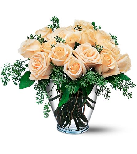 Beautiful Dozen White Roses