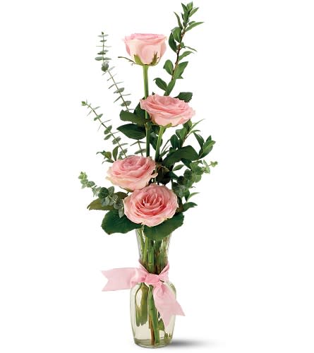 Teleflora's Rose Quartet Vase