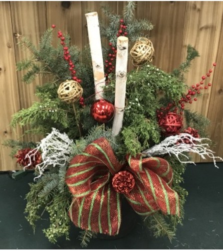 Christmas Out Door Planter