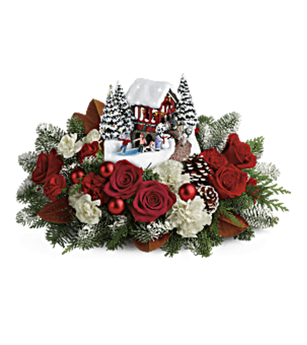 Thomas Kinkade's Snowfall Dreams Bouquet 2018