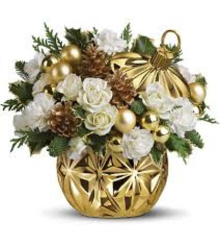 Gold  Ball Ornament