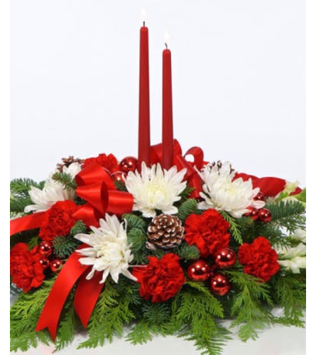 A MERRY CHRISTMAS CENTERPIECE