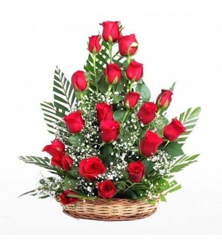 Elegant Roses basket