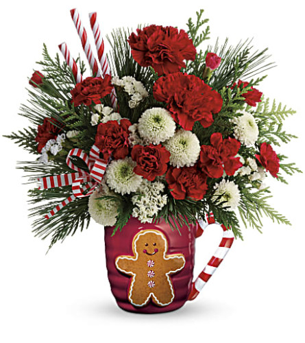Winter Gingerbread - Standard. An arrangement by Big Event Floral and Decorating Co..