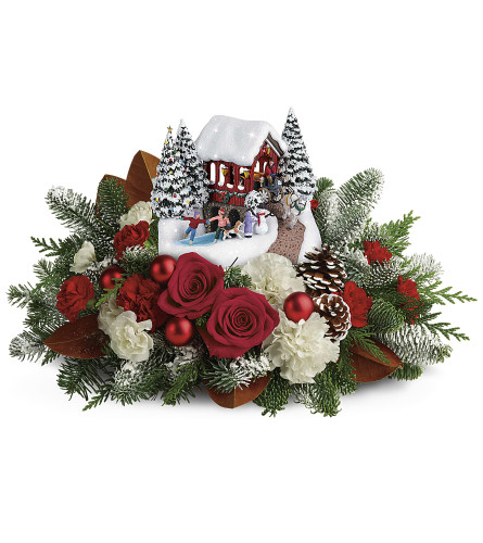 2018 Thomas Kinkade's Snowfall Dreams Bouquet