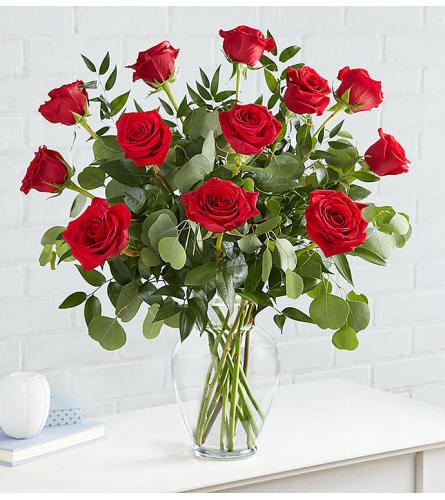 Hearts Desire Roses One Dozen