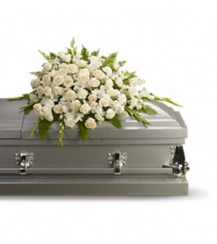 Teleflora Silken Serenity Casket Spray